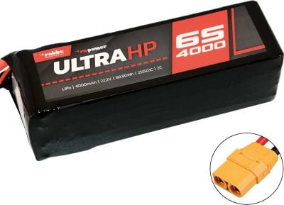 Robbe Modellsport RO-POWER ULTRA HP 4000MAH 22,2 VOLT 6S 25(50)C LIPO AKKU