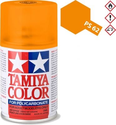 TAMIYA PS-62 Pure Orange Polycarbonat Spray 100ml