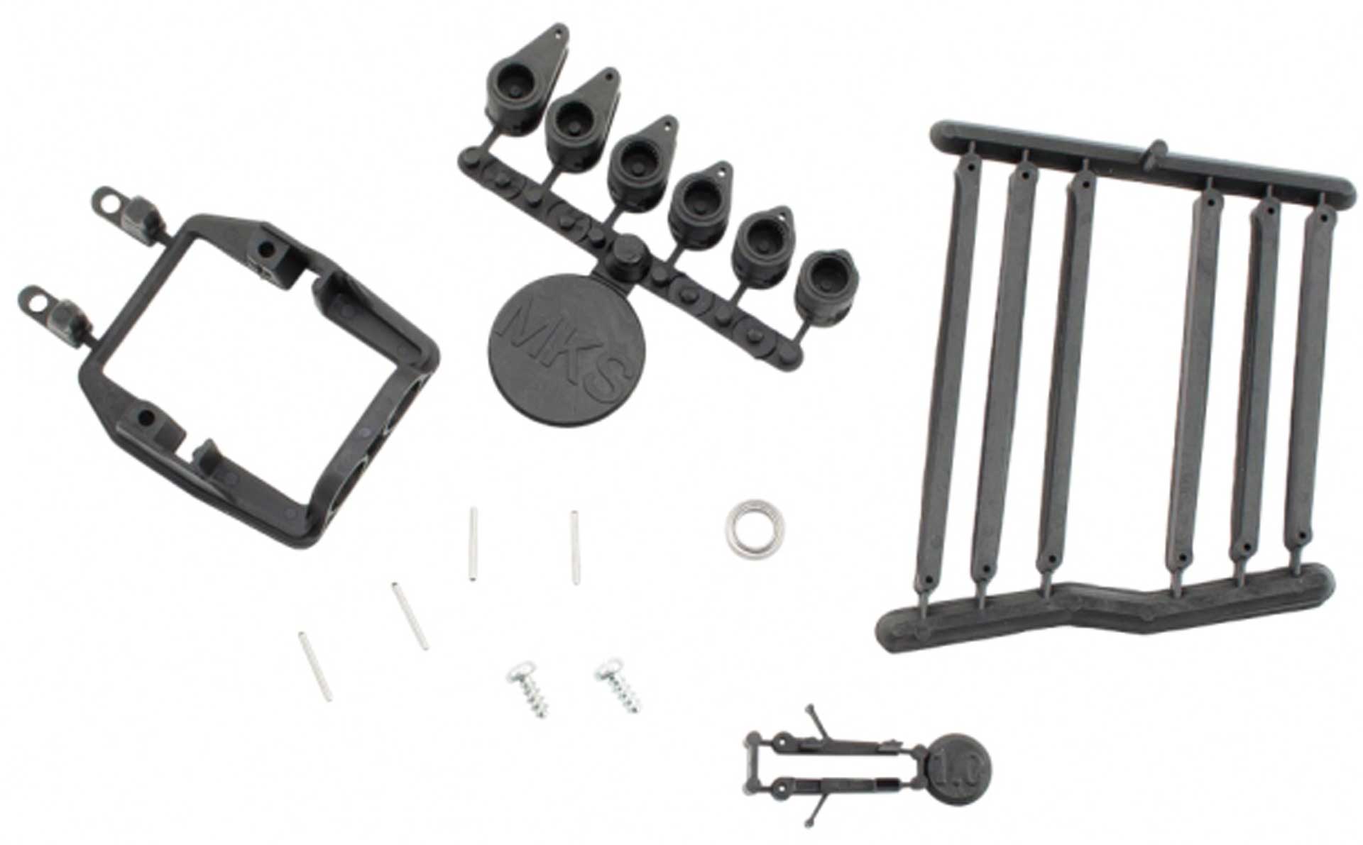 Servorahmen.de IDS Typ MKS 6100 Mono, Schubstange Micro MKS DS 6100 Glider, HV 6100, DS 450