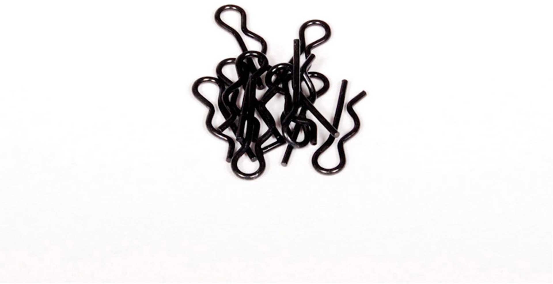 AXIAL AXA1059 Body Clip 6mm Black (10)