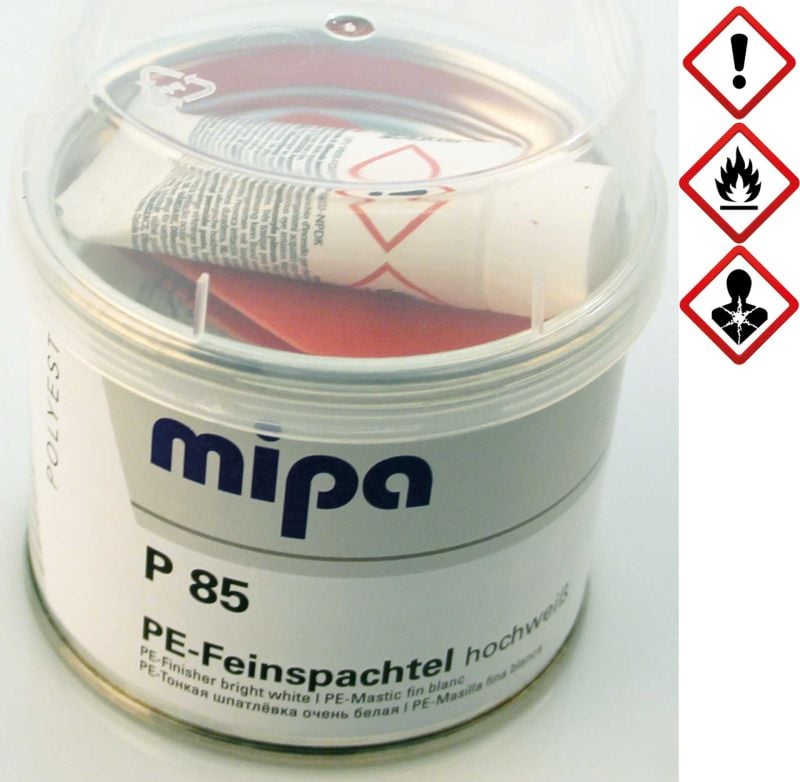 mipa P 85 Mastic fin PE 250g avec durcisseur