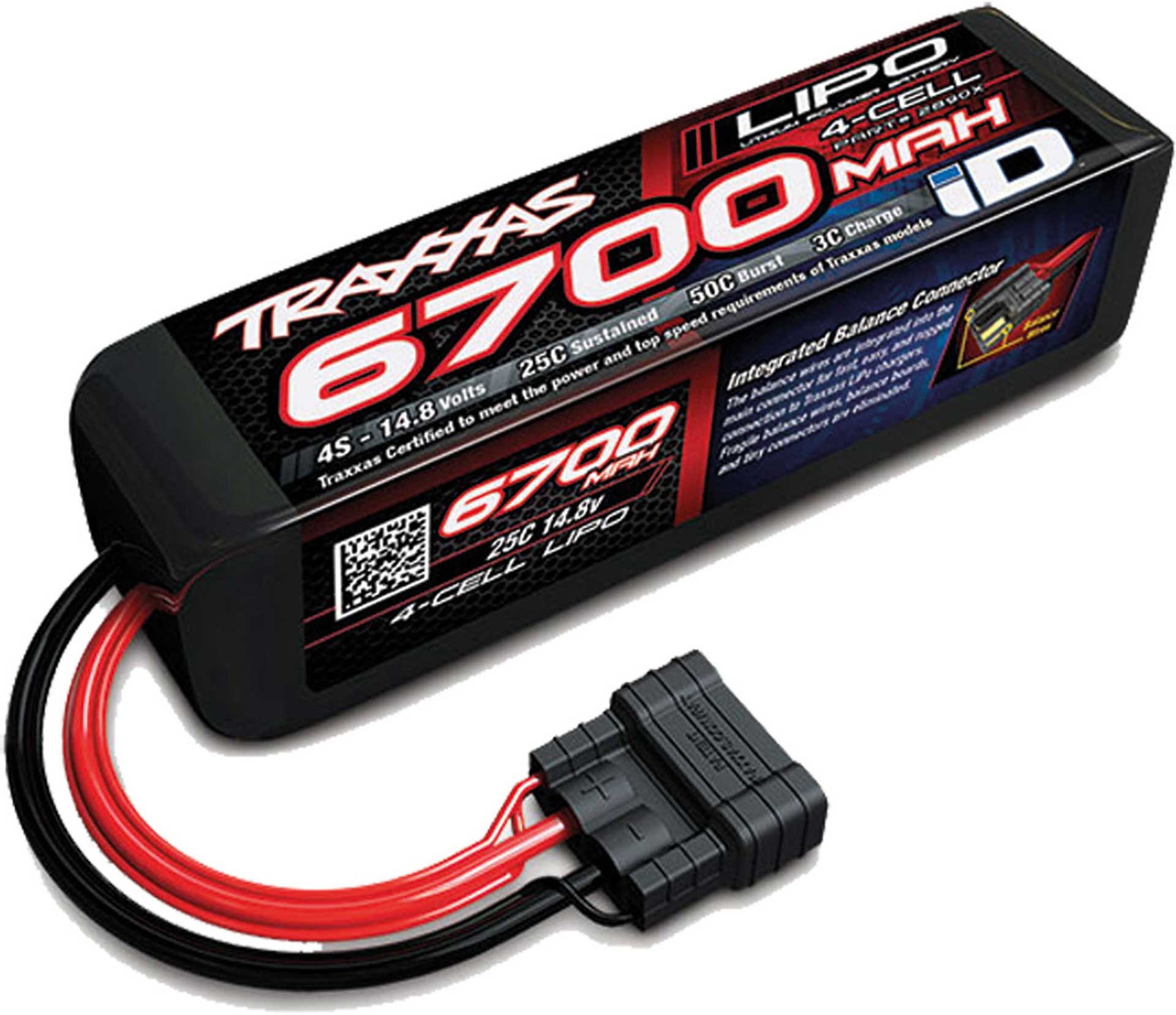 TRAXXAS LIPO 6700mAh 14,8V 4-Zellen 25C