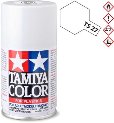 TAMIYA TS-27 White matt plastic spray 100ml