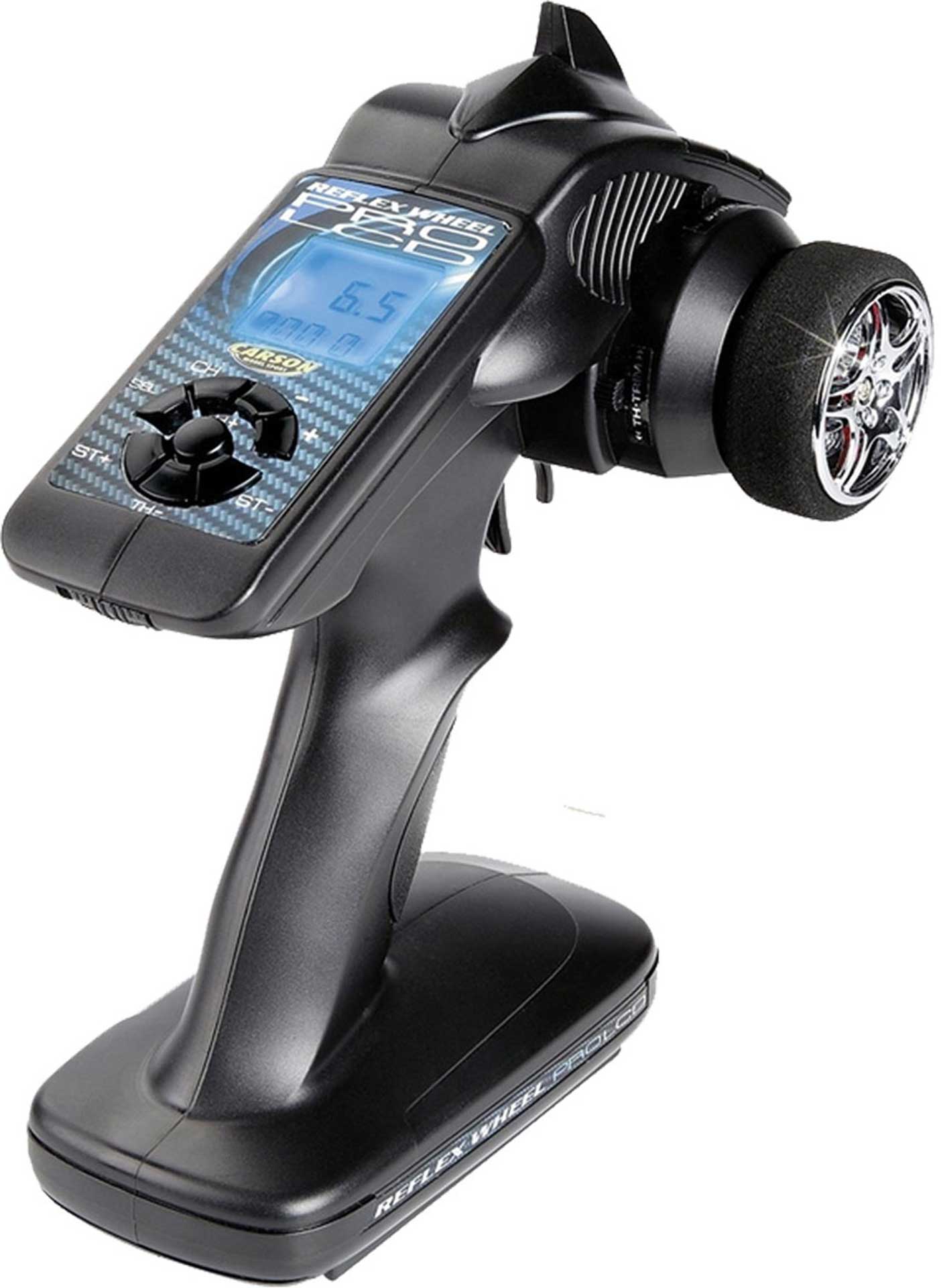 CARSON REFLEX WHEEL PRO LCD 2,4GHZ V2012 MIT HV EMPFÄNGER, FERNSTEUERUNG