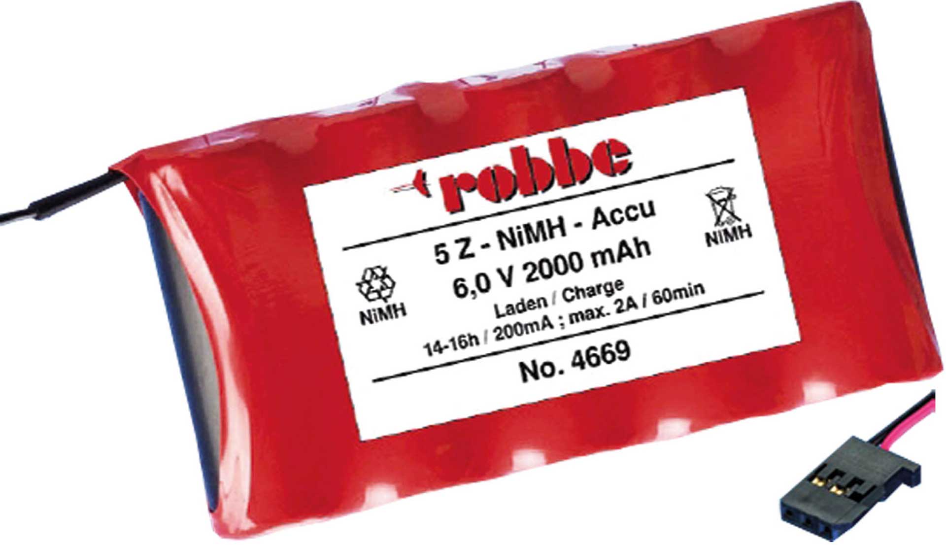 Robbe Modellsport TRANSMITTER BATTERY PACK 5 NIMH 2000MAH 4/5A T6J T4PL / T4PKS / T10J