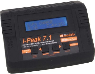 DRIVE & FLY MODELS I-PEAK 7.1 1-6S 80W 12/230V LADER