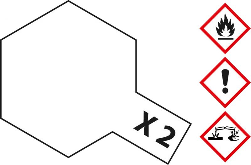 TAMIYA X-2 Weiß glänzend 23ml