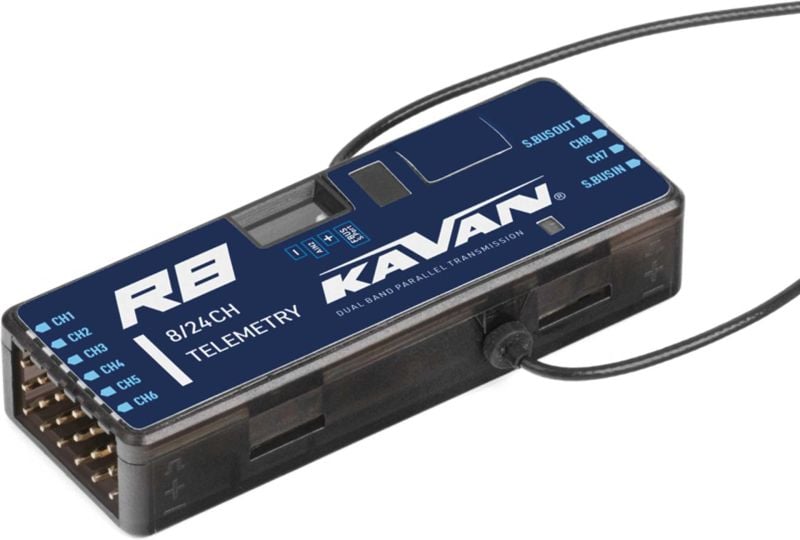 KAVAN R8  8-Kanal Twin 2,4GHz Telemetrie Empfänger mit S.BUS