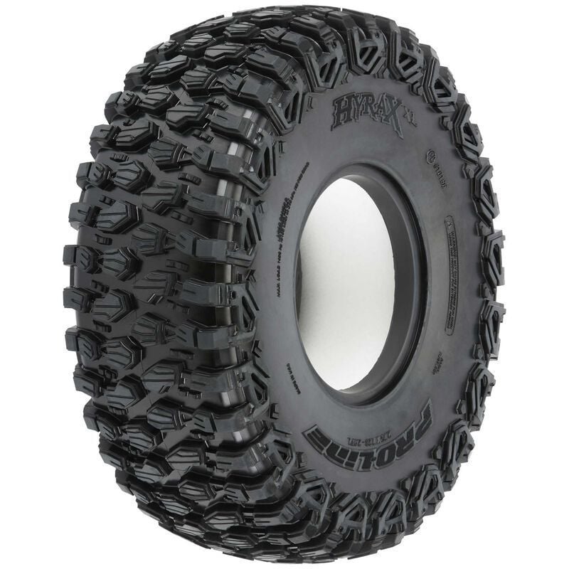 PROLINE HYRAX XL G8 2.9 ALL TERRAIN REIFEN MIT EINLAGE (2) 1/6 ROCK RACER - LOSI SUPER ROCK REY (185X70MM)