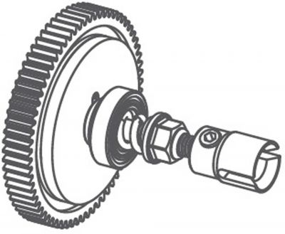 ABSIMA Slipperkupplung avec  Hauptzahnrad