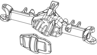 ABSIMA Aluminium Vorderachs-Diff.-Getriebe