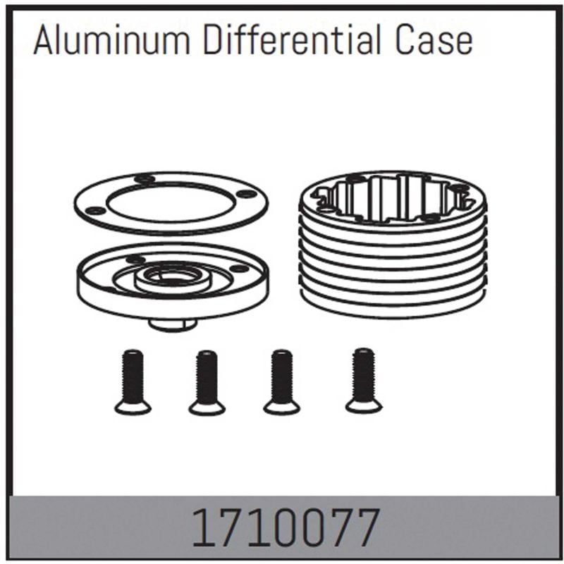 Absima Mamba 7 : Boîtier de différentiel en aluminium