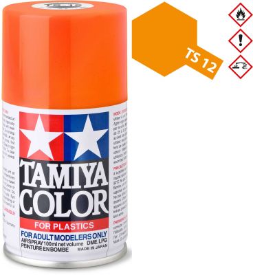 TAMIYA TS-12 Glossy orange Plastic spray 100ml - buy now - at Modellbau ...