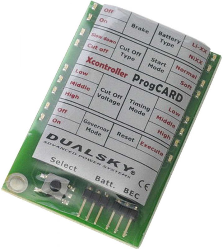 PROGCARD V2 für Dualsky Xcontroller BA V2