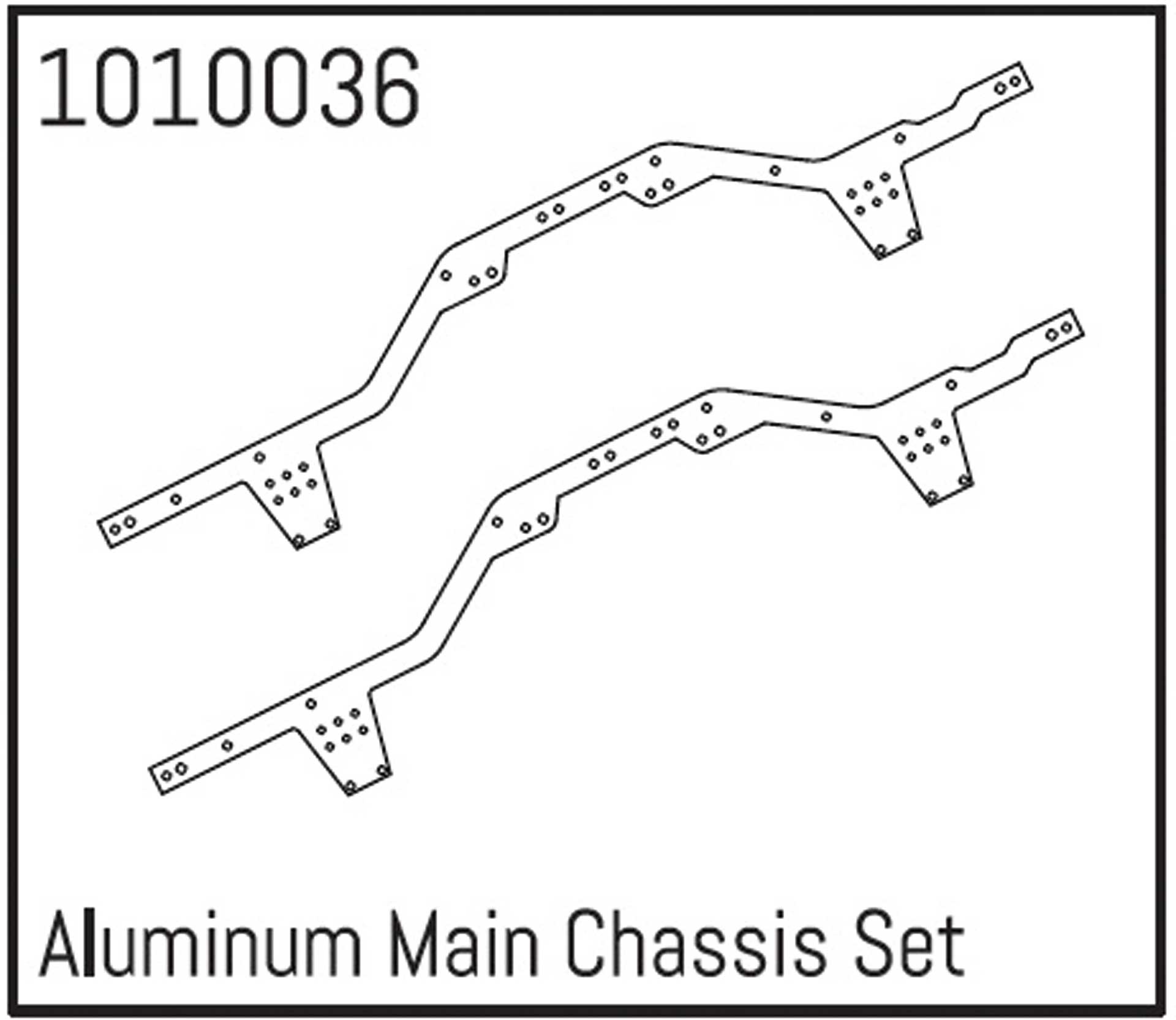 ABSIMA Kit de châssis principal en aluminium