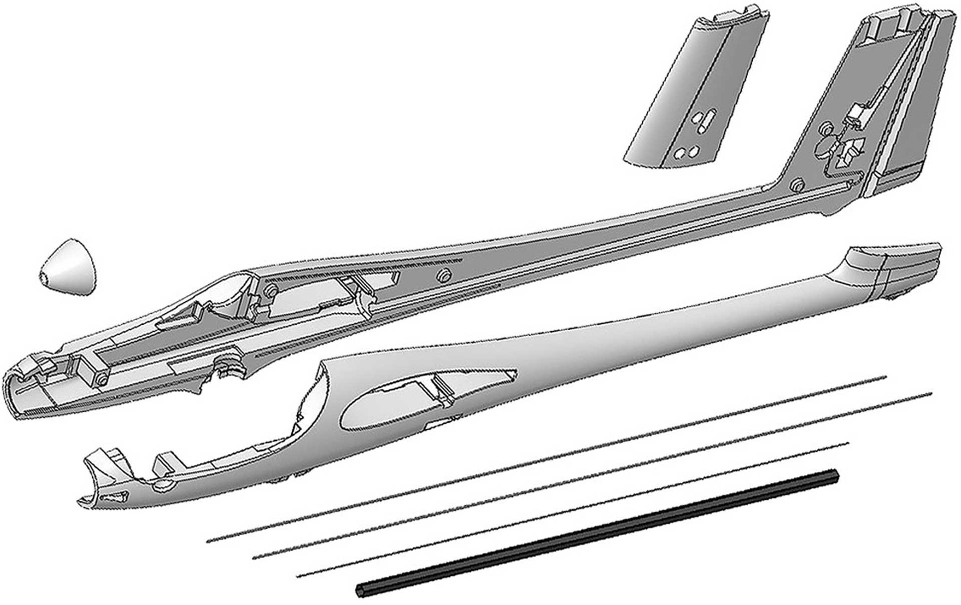 MULTIPLEX SUPPORT FUSELAGE