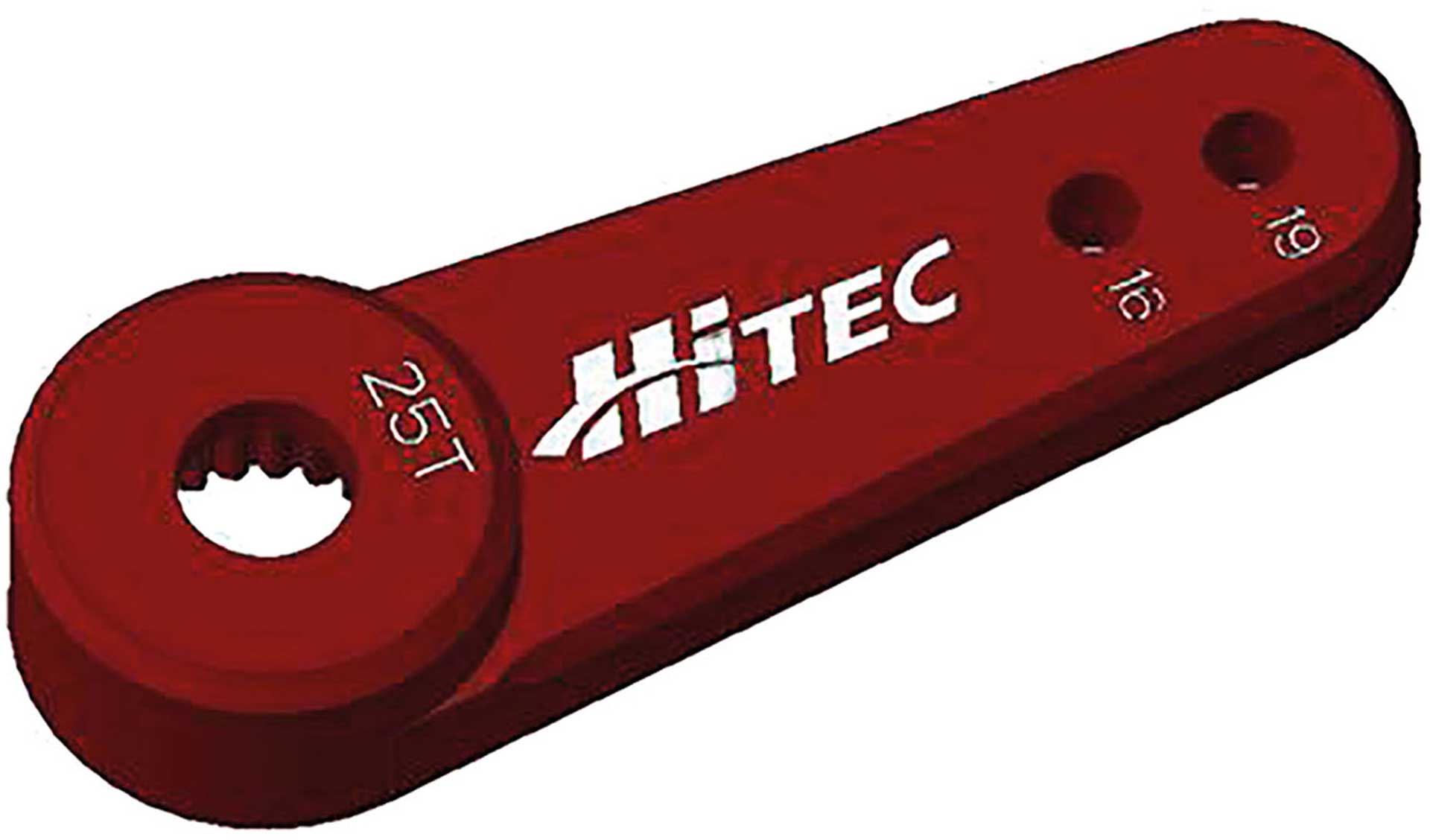 HITEC SERVOHEBEL ALU ROT 1-ARM 25T