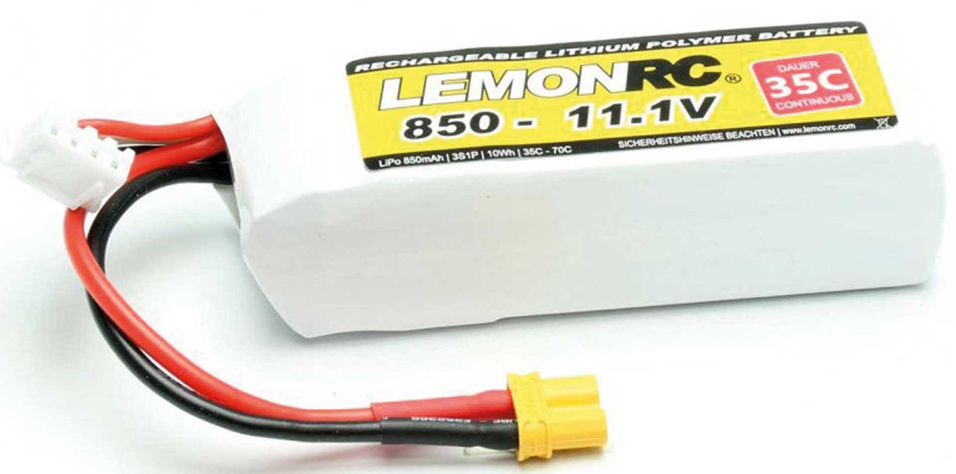 Pichler LEMONRC XT 850 - 11.1V (35C) Lipo Akku