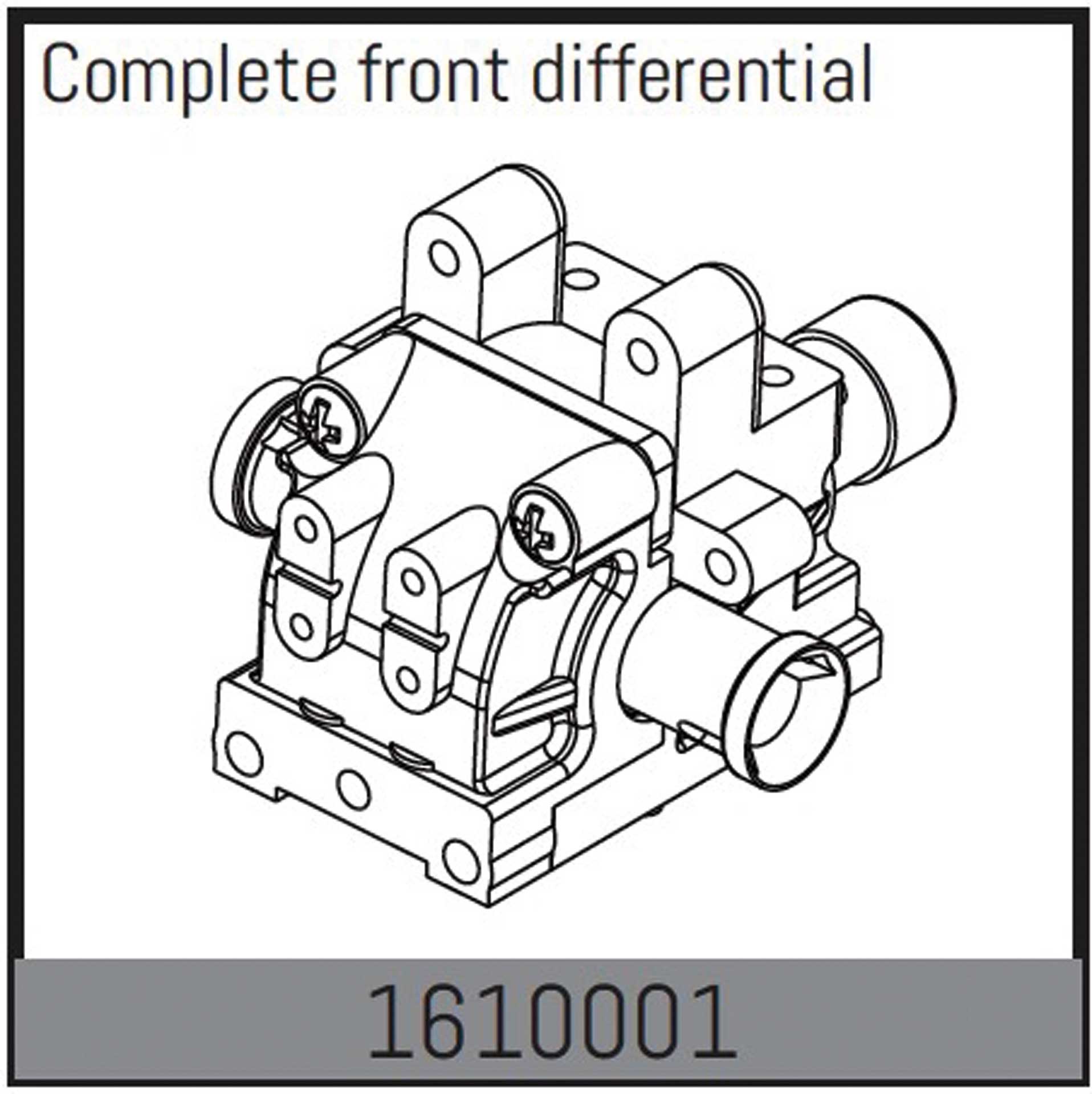 ABSIMA Complete differential front