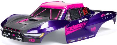 ARRMA 1/10 FURY Painted Decaled Trimmed Body Set Purple