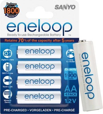 PANASONIC ENELOOP MIGNON AA 2000 MAH 1,2 VOLT 4STK