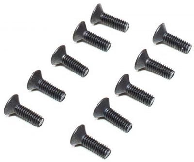 AXIAL M2.5 x 8mm Flat Head Screw (10)