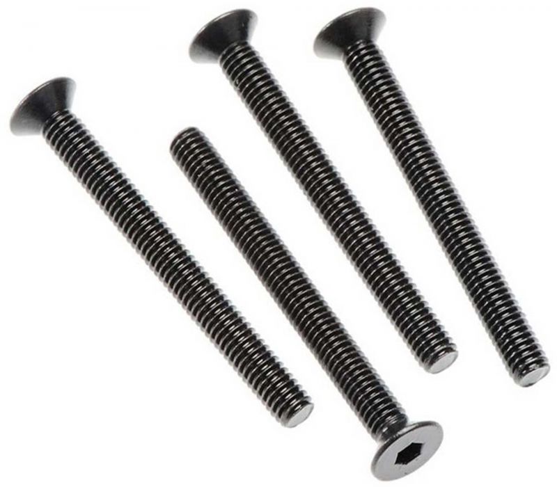 ARRMA AR722440 Flt Head Hex Machine Screw 4x40mm 4x4 (4)