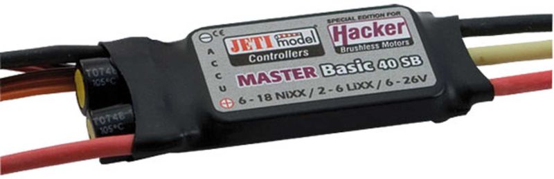 HACKER MASTER BASIC 40 SB BEC BRUSHLESS ESC