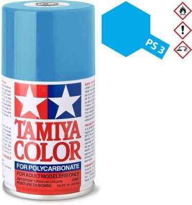 TAMIYA PS-3 Light blue polycarbonate spray 100ml