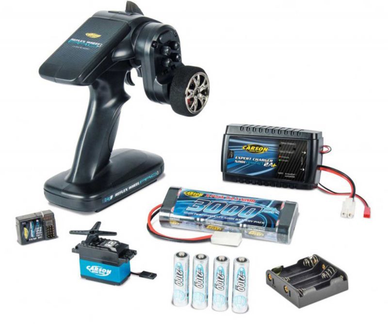 CARSON RC-REFLEX PRO 3 ELEKTRO SET 2,4Ghz FERNSTEUERUNG