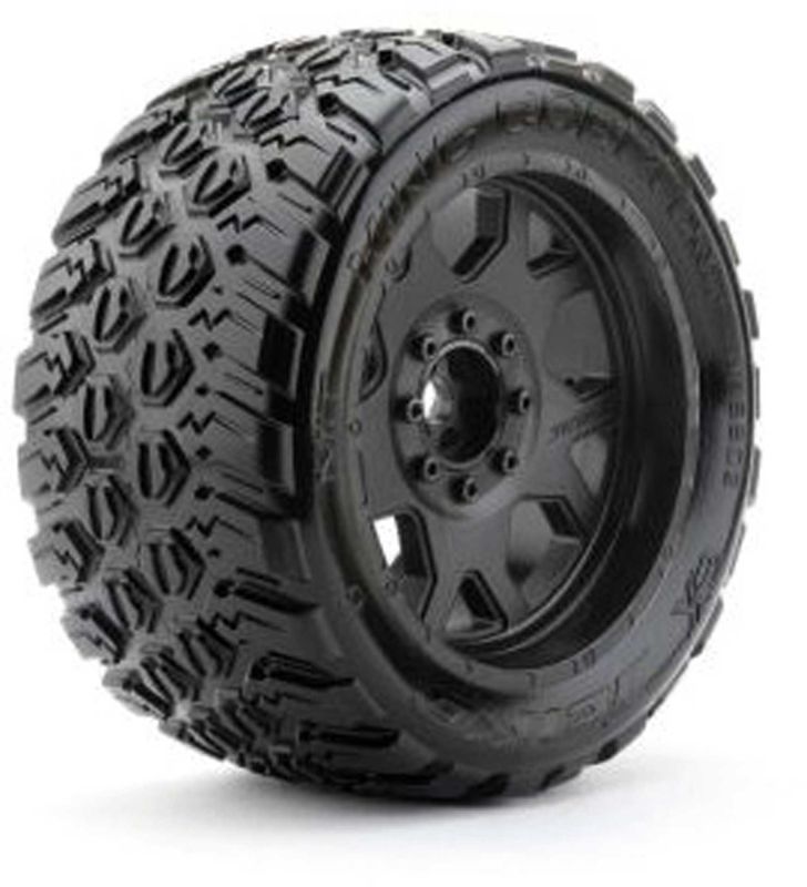 JETKO Extreme X-MT Tyre King Cobra Belted on TRX Xmaxx Black Rims - buy ...