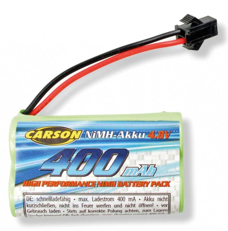 CARSON 4,8V/400mAh NiMH Akku : 500907345JST