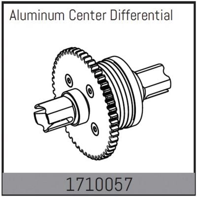 Absima Mamba 7 : Différentiel central en aluminium