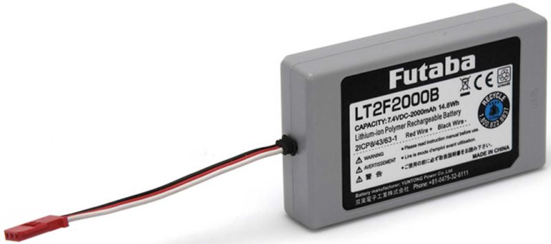 FUTABA Accu émetteur 7,4V LiPo Bulk LT2F2000B (IP754261)