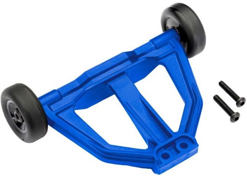 TRAXXAS Wheelie bar montiert blau: Mini-Maxx