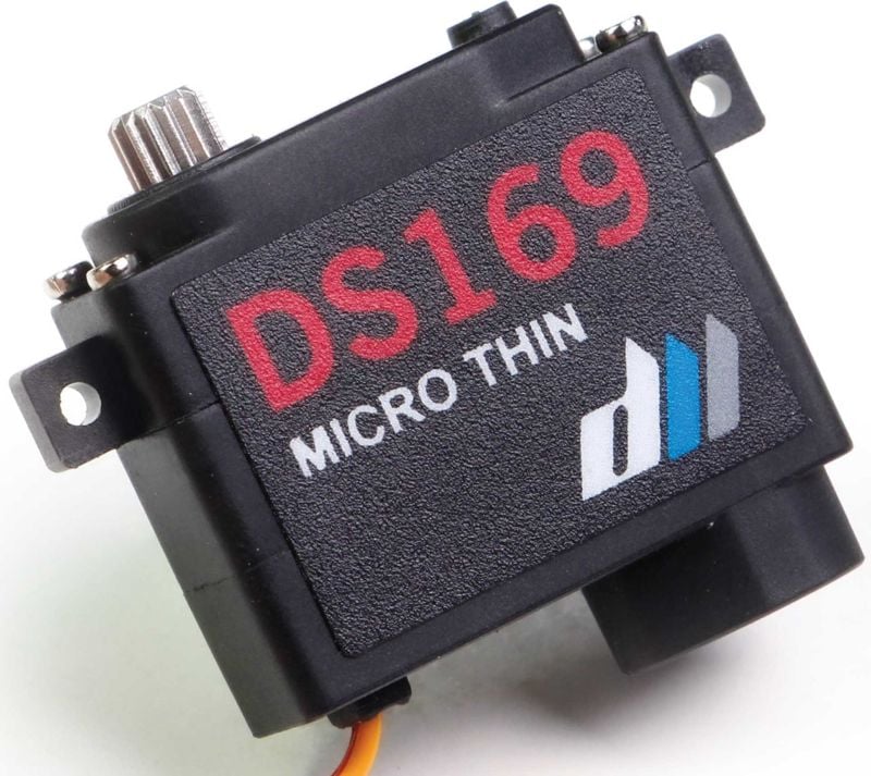 DUALSKY DS169F flat thin servo for F3K, F5K or similar. 9g/2,8kg HV