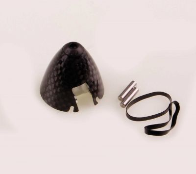 GM Propellers Spinner F5J ø 30mm Diameter, motor shaft ø 5mm Competition Carbon black