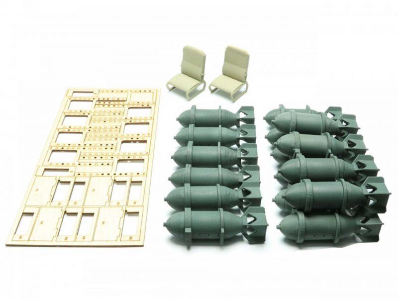 VQ Models BOMBS AND SEATS ACCESSORIES FOR B-24 LIBERATOR