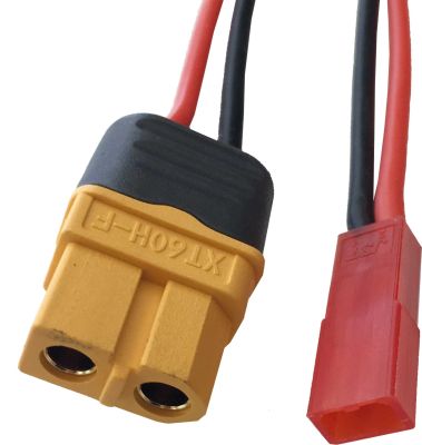 Robbe Modellsport Cordon de charge pour connecteur BEC/JST ISDT/SKYRC Côté chargeur = XT-60 femelle,500MM, 18AWG 1pc.