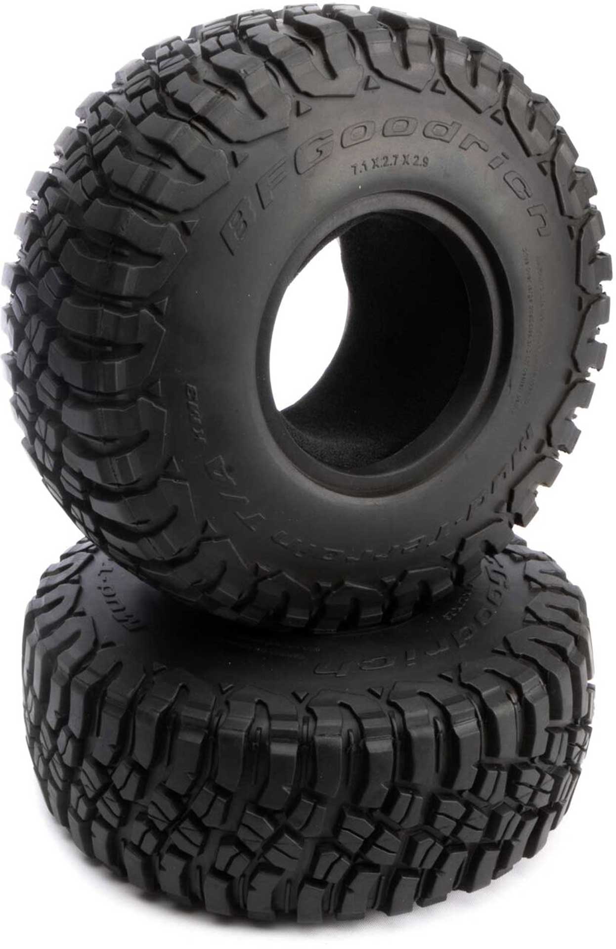 AXIAL 2.9" BFGoodrich Mud Terrain KM3 w/Inserts (2)